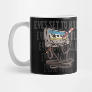 Eyes Set To Kill Cassette Mug